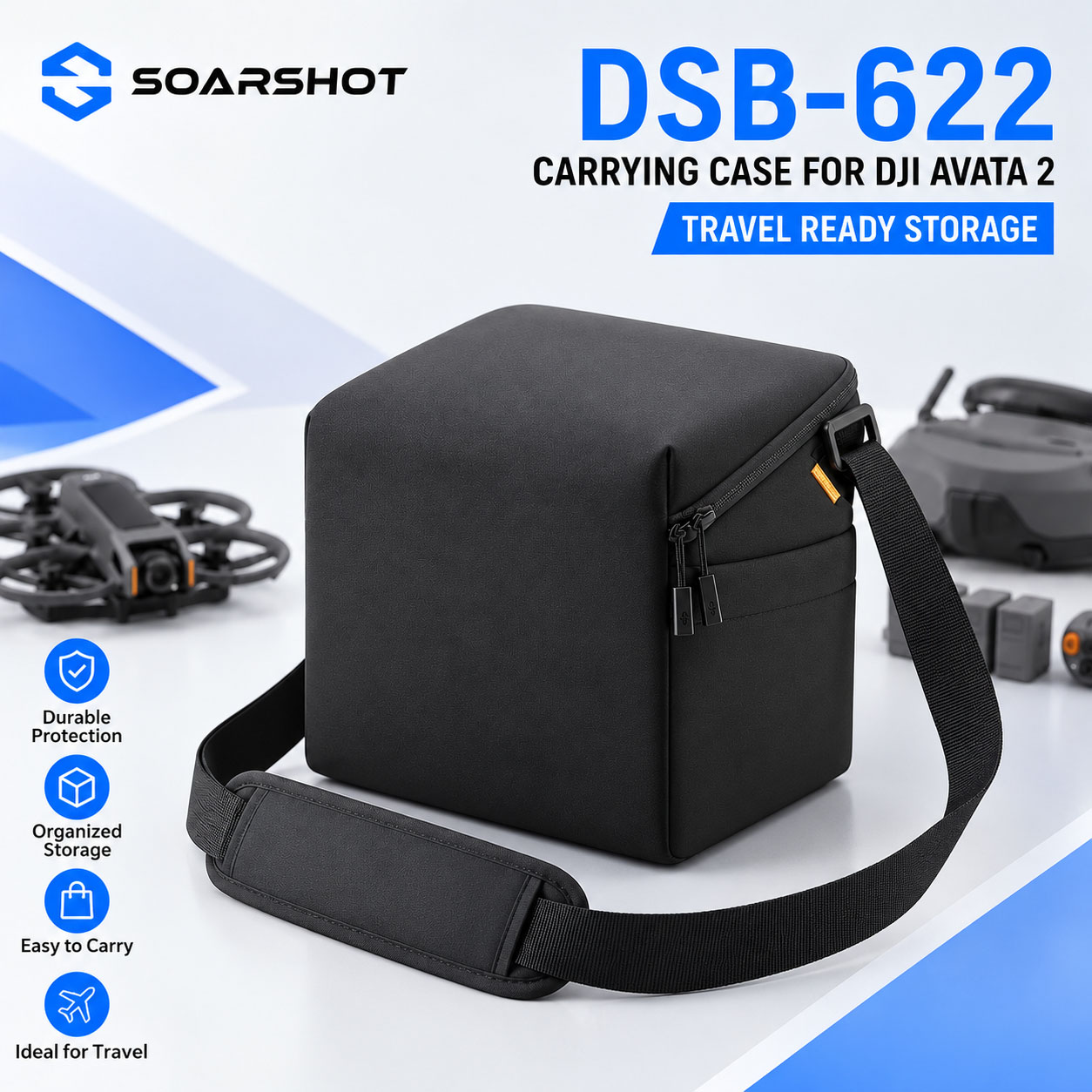 Drone Carrying Case - SOARSHOT DJI Avata 2 Gözlük 3