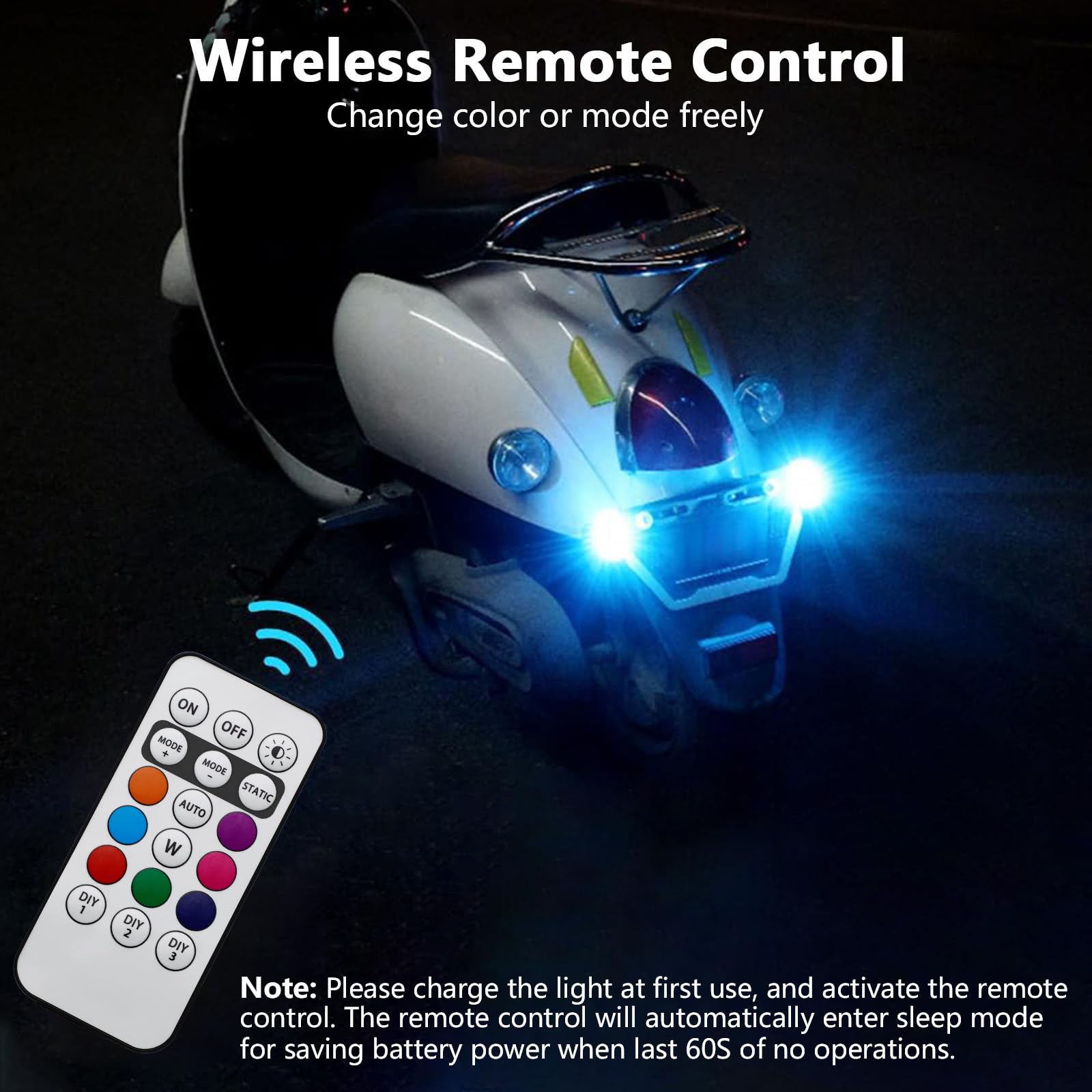 4 Adet Uzaktan Kumandalı 8 Ren - Drone Strobe Light incelemesi ve fiyatı