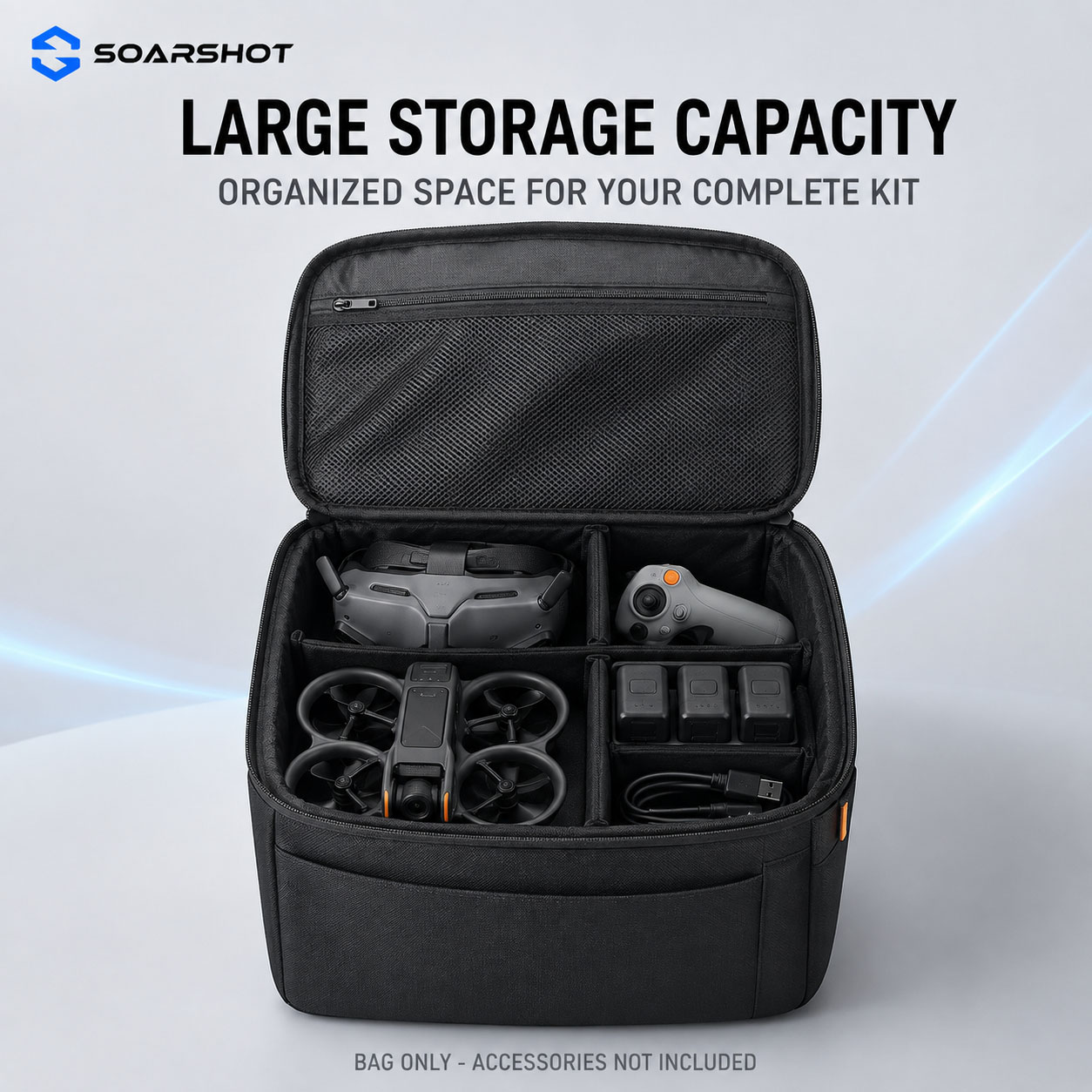 SOARSHOT DJI Avata 2 Gözlük 3  - Drone Carrying Case incelemesi ve fiyatı